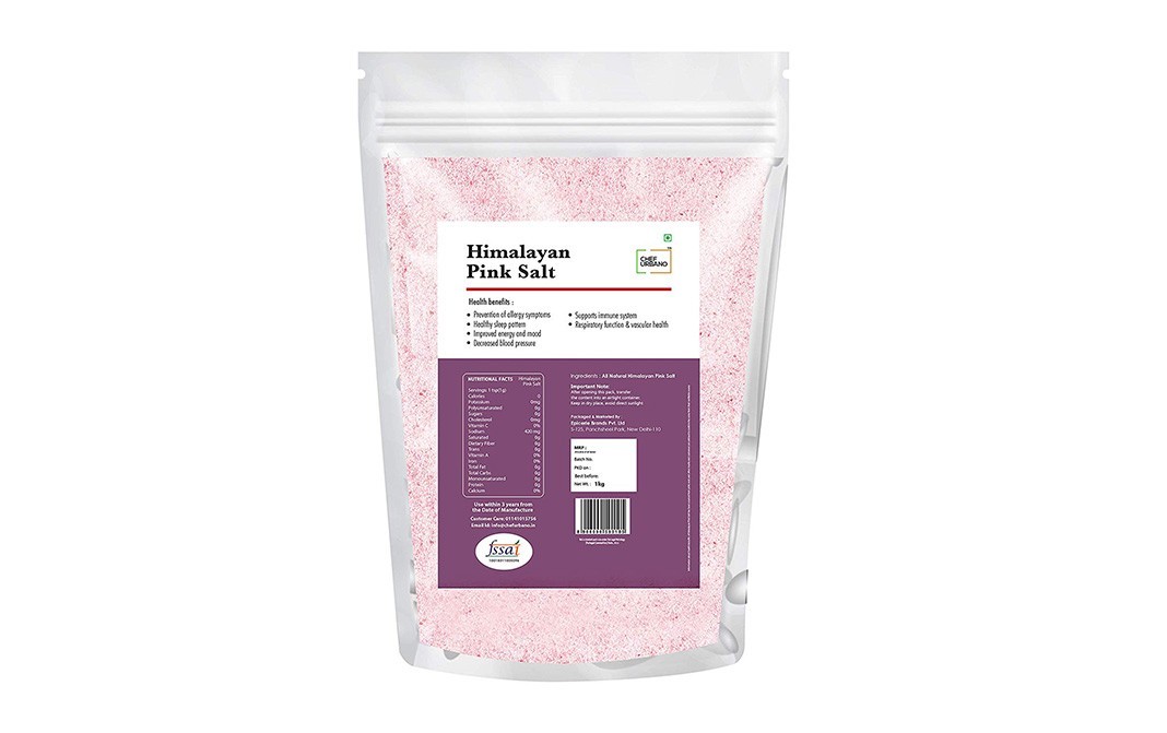 Chef Urbano Himalayan Pink Salt    Pack  1 kilogram